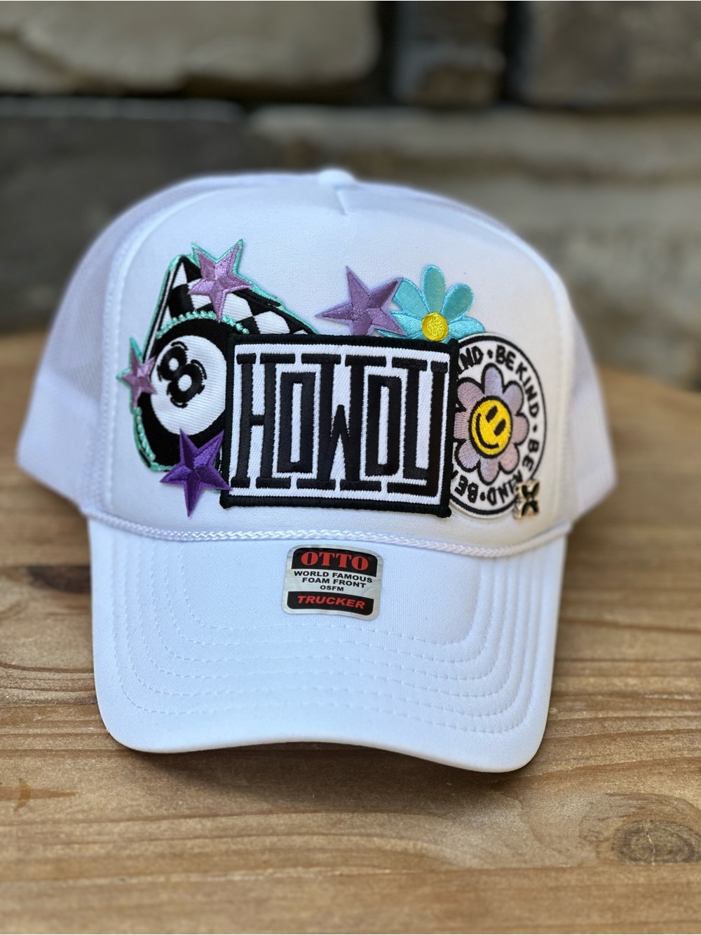 NEW Custom Trucker Hat white
